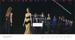 Desktop Screenshot of fashionstudies.org